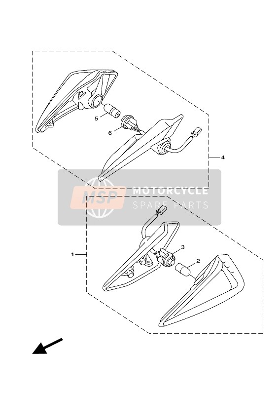 1DKH334N0000, Socket Comp. 2, Yamaha, 1